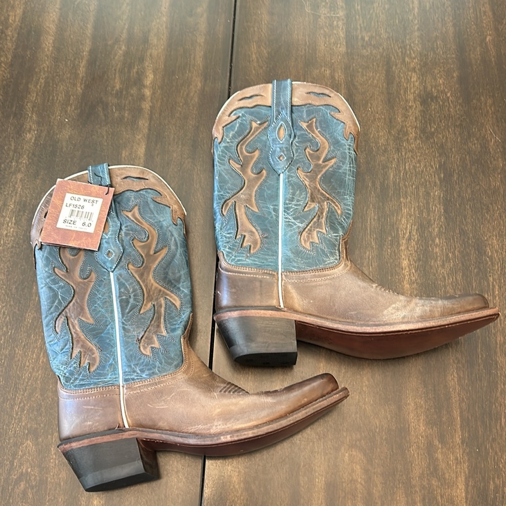 NEW Old West Women’s Western Joseph Boot Size 6 - Picture 5 of 10